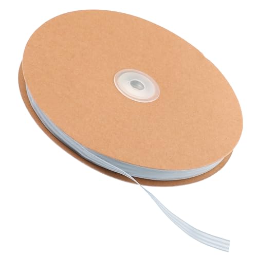 SHINEOFI 1 Rolle Multifunktions-Bastelband Wickelband Hochzeitsband Schleife schwarzes Band weißes Band Festival-Paketband Vorräte einpacken schneidbares Paketband Tüllband Stoff Sky-blue von SHINEOFI