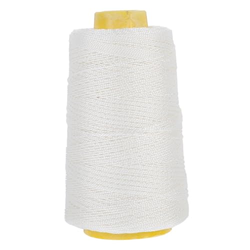 SHINEOFI 1 Rolle Nylonnähenfaden starker Nähfaden Nähzubehör für den Haushalt Faden zum Quilten Stickfaden Quiltgarn für Nähmaschine Handnähgarn DIY-Quiltgarn Faden zum Nähen Weiß von SHINEOFI