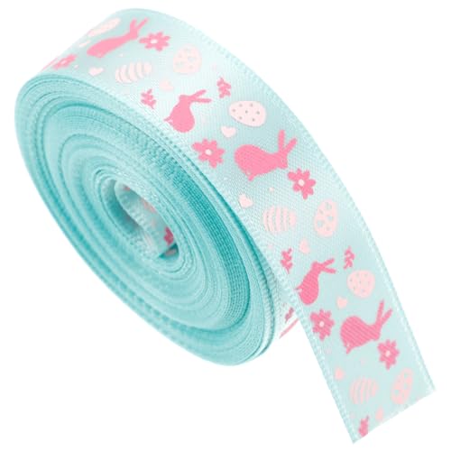 SHINEOFI 1 Rolle Osterband Schleife dekorativ wickeln Blau Wickelband geschenkband ostern ribbons for present wrapping Bowknot-Gurt packen Verpackungsband für Band für Bögen Stoff von SHINEOFI