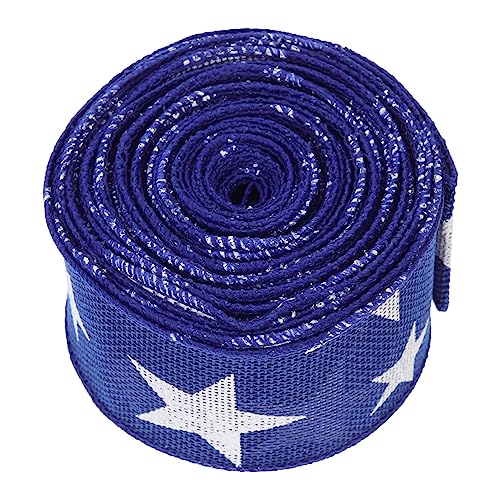 SHINEOFI 1 Rolle Pentagrammband Dekorationen dekorativ Basteln Stoff dickes Band geschenkband haar tapes hohzeitdeko blumengesteck Blumenband Band für DIY Dekorationsband Polyester von SHINEOFI