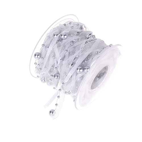 SHINEOFI 1 Rolle Perlenband Hochzeitsperlen Netzband hochzeitsdeko hochzeits dekoration Schleife Geschenke Blumenstraußbänder für Paket Hochzeitsband Handbuch schmücken Haarteil Kranz Braut SHINEOFI 1 Rolle Perlenband Hochzeitsperlen Netzband hochzeitsdeko hochzeits dekoration Schleife Geschenke Blumenstraußbänder für Paket Hochzeitsband Handbuch schmücken Haarteil Kranz Braut von SHINEOFI