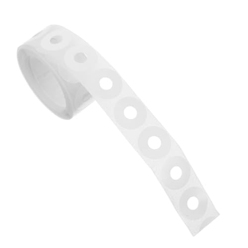 SHINEOFI 1 Rolle Reparaturaufkleber Losenblatt Lochverstärkungsetiketten Lochreparaturpunkte Für Lose Blätter Lochverstärkungsflicken Hefterlochverstärkungsaufkleber Hefter Locher Weiß Pvc SHINEOFI 1 Rolle Reparaturaufkleber Losenblatt Lochverstärkungsetiketten Lochreparaturpunkte Für Lose Blätter Lochverstärkungsflicken Hefterlochverstärkungsaufkleber Hefter Locher Weiß Pvc von SHINEOFI