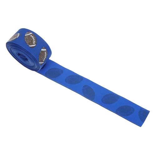 SHINEOFI 1 Rolle Rugby-fußballband, Breites Polyesterband Zum Basteln Von Partydekorationen Zum Thema Sport Für Diy-fußballprojekte SHINEOFI 1 Rolle Rugby-fußballband, Breites Polyesterband Zum Basteln Von Partydekorationen Zum Thema Sport Für Diy-fußballprojekte von SHINEOFI