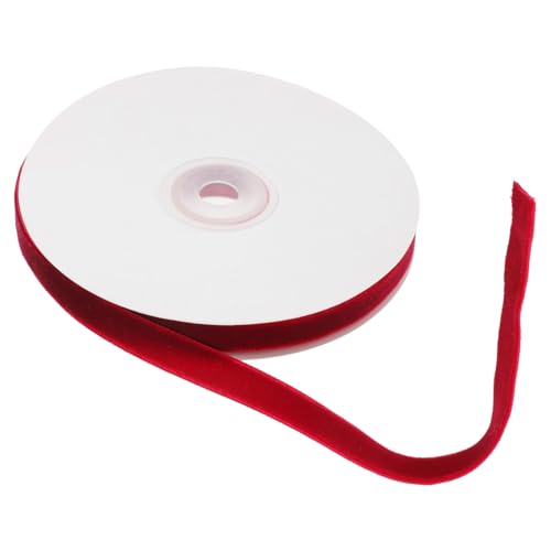 SHINEOFI 1 Rolle Samtgewebe Schleifenband Selber Machen Festival-packgurt Geschenkband Präsentieren Einladungsdekorationsband Bowknot-gurt Packen Weihnachtsbandspule Samtband Für Rot SHINEOFI 1 Rolle Samtgewebe Schleifenband Selber Machen Festival-packgurt Geschenkband Präsentieren Einladungsdekorationsband Bowknot-gurt Packen Weihnachtsbandspule Samtband Für Rot von SHINEOFI
