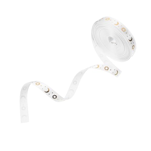 SHINEOFI 1 Rolle Schleifenband Outdoor Band Festband Ornamentband Geschenkband Für Festival Themenband Party Dekorationen Weißes Polyester von SHINEOFI