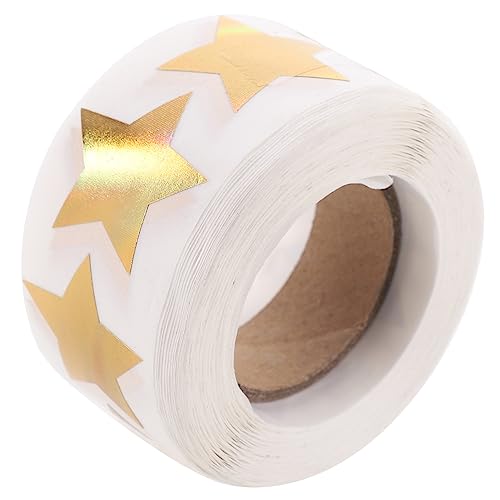 SHINEOFI 1 Rolle Stern Etiketten Belohnungsaufkleber Aufkleber Für Briefumschläge Name Verpackungsaufkleber Briefversorgung Multifunktions-siegelaufkleber Golden Spiegelaufkleber SHINEOFI 1 Rolle Stern Etiketten Belohnungsaufkleber Aufkleber Für Briefumschläge Name Verpackungsaufkleber Briefversorgung Multifunktions-siegelaufkleber Golden Spiegelaufkleber von SHINEOFI