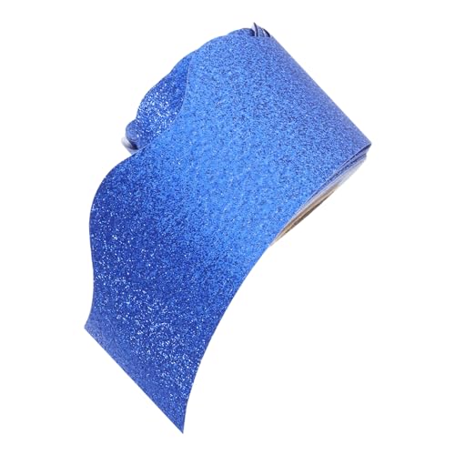 SHINEOFI 1 Rolle Tafel-Rand-Aufkleber Tafelrandpapier Bulletin-Zubehör Bulletin-Versorgung dekoratives Randpapier auswechselbare Randleiste Pinnwand Dekoration dekorativer Randbesatz Blue von SHINEOFI