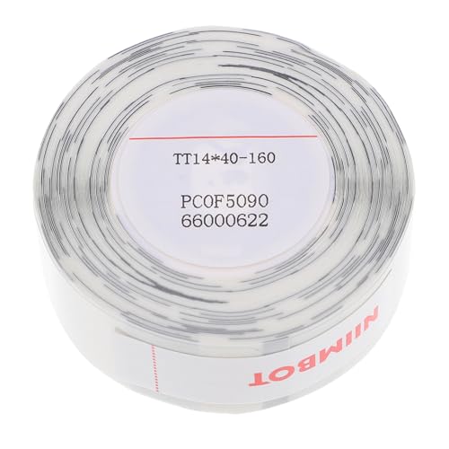 SHINEOFI 1 Rolle Thermische Etikettenrolle Selbstklebend für Etikettendrucker Transparentes Wasserfestes Pet Etikettenpapier für Versand Preisetiketten von SHINEOFI