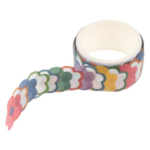 SHINEOFI 1 Rolle Washi-Tape Ästhetisches Band dekoratives Packband Scrapbook-Aufkleber Washi Tape kawaii Spaßes Band Vintage Washi Tape kawaii Washi-Klebeband Papier von SHINEOFI