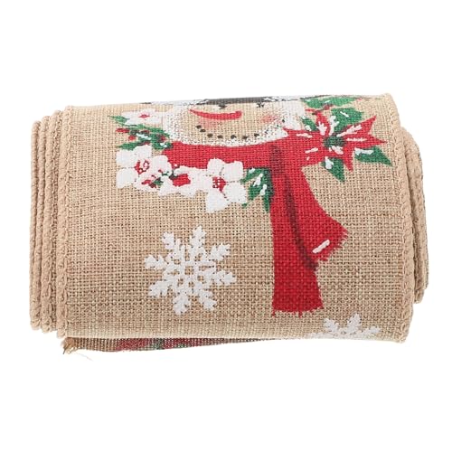 SHINEOFI 1 Rolle Weihnachtsband Schneemann Stil Vielseitig Einsetzbar für Festtagsdekorationen und Geschenkverpackungen Strapazierfähigem Stoff für Partys und Bastelarbeiten SHINEOFI 1 Rolle Weihnachtsband Schneemann Stil Vielseitig Einsetzbar für Festtagsdekorationen und Geschenkverpackungen Strapazierfähigem Stoff für Partys und Bastelarbeiten von SHINEOFI