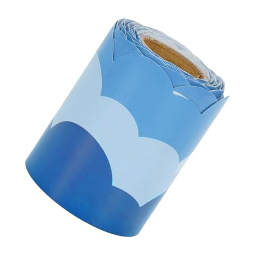 SHINEOFI 1 Rolle Wolkenrandaufkleber Himmelsrandverkleidung Schulausstattungsstreifen Bulletin Board Sky Roller Himmelsgrenze Wall Sky Strips Blue Aufkleber Aus Beschichtetem Papier SHINEOFI 1 Rolle Wolkenrandaufkleber Himmelsrandverkleidung Schulausstattungsstreifen Bulletin Board Sky Roller Himmelsgrenze Wall Sky Strips Blue Aufkleber Aus Beschichtetem Papier von SHINEOFI