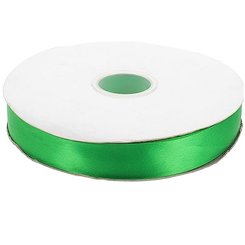 SHINEOFI 1 Rolle grünes Gurtband weihnachtsdeko seidenband weihmachtsdeko DIY-Band grün künstlich Band zum Verpacken hochzeitsdeko Hochzeitsband Partygebrauchsband Polyester Green von SHINEOFI