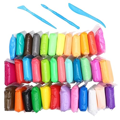 SHINEOFI 1 Satz 36 Farben Modelliermasse ökologischer Ton superleichter Ton von SHINEOFI