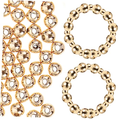 SHINEOFI 1 Satz Armband Aus Metallperlen Perlen Für Schmuckhersteller Anhänger Für Armbänder Beads for Bracelets Schmuckherstellung Diy Perlen Basteln Abstandshalter Aus Kupfer 200 Stück SHINEOFI 1 Satz Armband Aus Metallperlen Perlen Für Schmuckhersteller Anhänger Für Armbänder Beads for Bracelets Schmuckherstellung Diy Perlen Basteln Abstandshalter Aus Kupfer 200 Stück von SHINEOFI