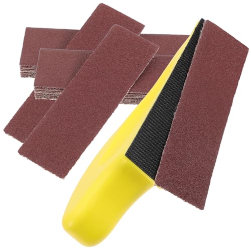 SHINEOFI 1 Satz Blatt Sandpapier sortiert für Puffing Schleifen schleifpapier Polyurethanschaum Brown SHINEOFI 1 Satz Blatt Sandpapier sortiert für Puffing Schleifen schleifpapier Polyurethanschaum Brown von SHINEOFI