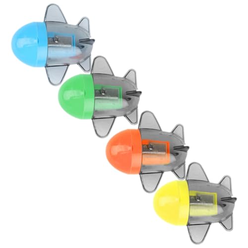 SHINEOFI 1 Satz Bleistiftspitzer Anspitzer Lustig Betrieben Bleistiftschärfer Flugzeug Handbuch Tragbar Klein Mini Für Bleistift Winzige Schreibwaren Plastik 4 Stück SHINEOFI 1 Satz Bleistiftspitzer Anspitzer Lustig Betrieben Bleistiftschärfer Flugzeug Handbuch Tragbar Klein Mini Für Bleistift Winzige Schreibwaren Plastik 4 Stück von SHINEOFI