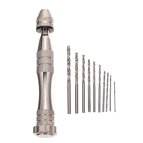 SHINEOFI 1 Satz Bohr Und Schnitzwerkzeuge Locher Stanzbohrer Schlüsselloch Kleine Handbohrmaschine Handwerkzeuge Bohrer Kleine Bastelbohrmaschine Handbohrerzubehör Manuelle von SHINEOFI