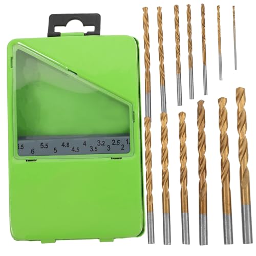 SHINEOFI 1 Satz Bohrer für Metall Teiliges Bohrersatz für Harte Materialien Robuster Eisenbox Präzise und Effizient für Stahl und Vielseitig Einsetzbar Zufällige Farbe SHINEOFI 1 Satz Bohrer für Metall Teiliges Bohrersatz für Harte Materialien Robuster Eisenbox Präzise und Effizient für Stahl und Vielseitig Einsetzbar Zufällige Farbe von SHINEOFI