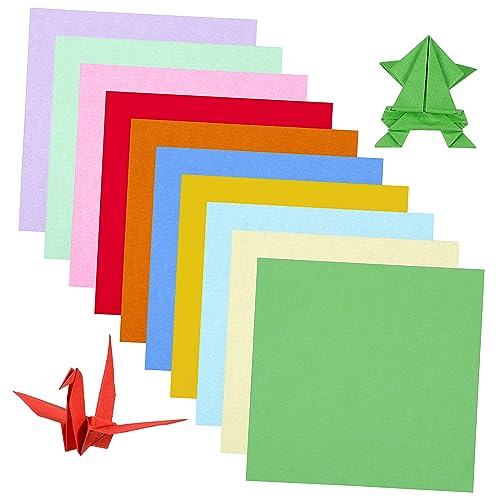 SHINEOFI 1 Satz Buntes Origami Bastelmaterial Für Crafts for Papierfaltkunst Kreativset Farbpapier Zum Basteln Mehrfarbiges Papier Bastelpapiere Pastellfarbener Karton 100 Blatt SHINEOFI 1 Satz Buntes Origami Bastelmaterial Für Crafts for Papierfaltkunst Kreativset Farbpapier Zum Basteln Mehrfarbiges Papier Bastelpapiere Pastellfarbener Karton 100 Blatt von SHINEOFI