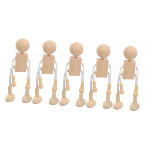 SHINEOFI 1 Satz Cartoon- Aus Holz Bastelzeug Für Für Dolls Детские Игрушки Unvollendet Puppe Kleine Holzspielzeuge Diy Liefert 6 Stück SHINEOFI 1 Satz Cartoon- Aus Holz Bastelzeug Für Für Dolls Детские Игрушки Unvollendet Puppe Kleine Holzspielzeuge Diy Liefert 6 Stück von SHINEOFI