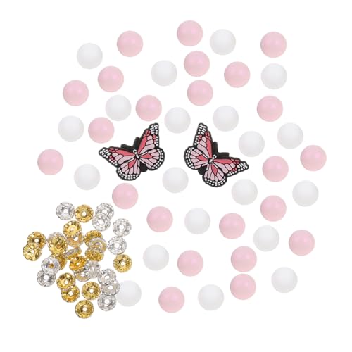 SHINEOFI 1 Satz Diy Silikonperlen Set für Armbänder und Schlüsselanhänger und Schmetterlingsperlen für Schmuckbasteln für Anlässe und Altersgruppen von SHINEOFI