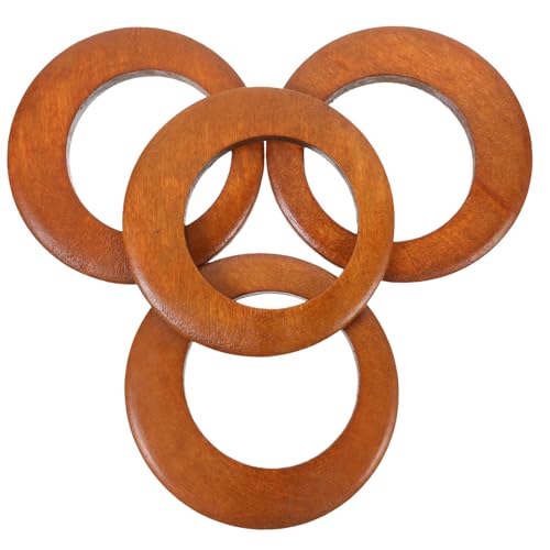 SHINEOFI 1 Satz Drehverschluss Ringe D-ring Bling Serviettenring Häkelring Bastelzeug The Craft Holzschmuck Holzanhänger Klappcreolen Handtaschenzubehör Holzring Hängender Diy-ring 4 Stück SHINEOFI 1 Satz Drehverschluss Ringe D-ring Bling Serviettenring Häkelring Bastelzeug The Craft Holzschmuck Holzanhänger Klappcreolen Handtaschenzubehör Holzring Hängender Diy-ring 4 Stück von SHINEOFI