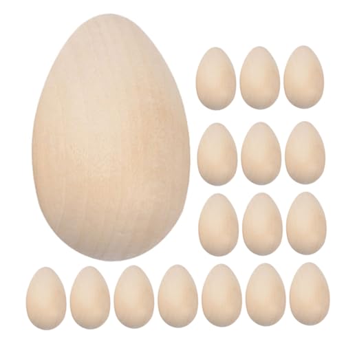 SHINEOFI 1 Satz Eierimitationen Aus Holz Easter Egg Decoration Holzdeko Ostern Groß Simulationsei Für Party Eierdekorationen Für Den Desktop Simulations-eierdekorationen Beige 30 Stück SHINEOFI 1 Satz Eierimitationen Aus Holz Easter Egg Decoration Holzdeko Ostern Groß Simulationsei Für Party Eierdekorationen Für Den Desktop Simulations-eierdekorationen Beige 30 Stück von SHINEOFI