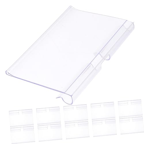SHINEOFI 1 Satz Etikettenhalter Wiederverwendbar Kleiderlabeln Transparent Name Einzelhandelsschilder Lagerung Durchsichtiger Kartenhalter Für Lebensmitteletiketten Shows Plastik 50 Stück SHINEOFI 1 Satz Etikettenhalter Wiederverwendbar Kleiderlabeln Transparent Name Einzelhandelsschilder Lagerung Durchsichtiger Kartenhalter Für Lebensmitteletiketten Shows Plastik 50 Stück von SHINEOFI