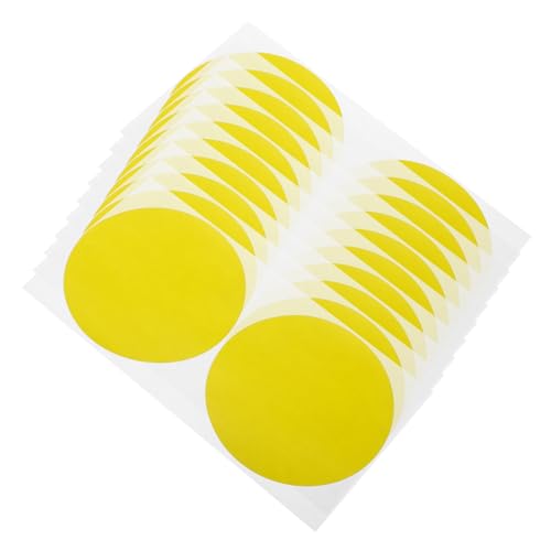 SHINEOFI 1 Satz Farbpunkt-aufkleber Etiketten Kreis Punktaufkleber Transparente Punktaufkleber Cute Stickers Namens Sticker Punkte Aufkleber Für Preisschilder Papier Yellow 10 Blatt von SHINEOFI