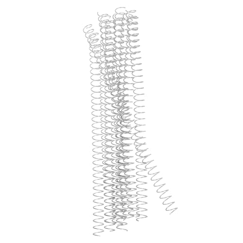 SHINEOFI 1 Satz Flexible Buchspiralen Notizbuch Bindespiralen Aktenordner Kreise Bindung Schulzeug Drahtbinderücken Helix Binder Metallspiralen Spulen Binderringspulen Eisen Silver 10 Stück SHINEOFI 1 Satz Flexible Buchspiralen Notizbuch Bindespiralen Aktenordner Kreise Bindung Schulzeug Drahtbinderücken Helix Binder Metallspiralen Spulen Binderringspulen Eisen Silver 10 Stück von SHINEOFI