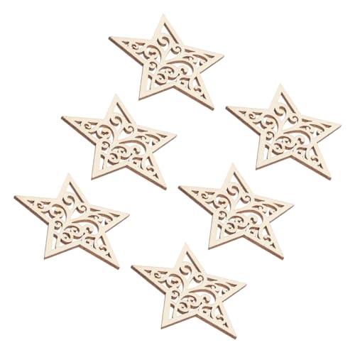 SHINEOFI 1 Satz Fünfzackige Sternholzspäne Sterne Aus Pappe Drahtsterne Zum Basteln Geformt Unvollendet Sternverzierungen Für Sterne Glänzen Sternenhandwerk Scheiben Groß Beige 50 Stück SHINEOFI 1 Satz Fünfzackige Sternholzspäne Sterne Aus Pappe Drahtsterne Zum Basteln Geformt Unvollendet Sternverzierungen Für Sterne Glänzen Sternenhandwerk Scheiben Groß Beige 50 Stück von SHINEOFI