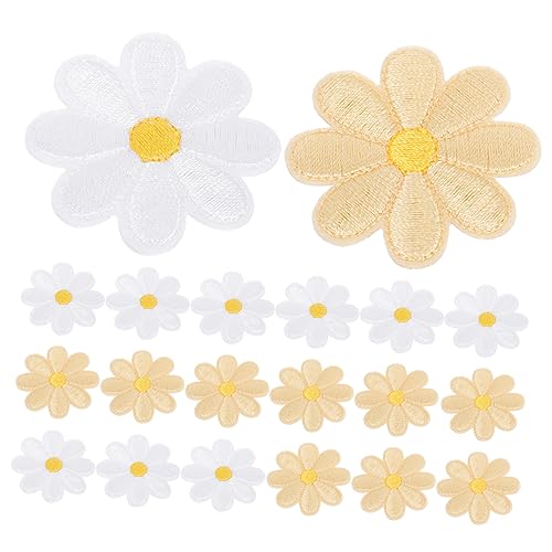 SHINEOFI 1 Satz Gänseblümchen-ornament-stickerei Patch-blume Kleidung Gestickte Aufnäher Nähen Produkt Bestickt Abzeichen Blumenflecken Aufbügeln Kleine Flicken Zum Aufbügeln Stoff 20 Stück SHINEOFI 1 Satz Gänseblümchen-ornament-stickerei Patch-blume Kleidung Gestickte Aufnäher Nähen Produkt Bestickt Abzeichen Blumenflecken Aufbügeln Kleine Flicken Zum Aufbügeln Stoff 20 Stück von SHINEOFI