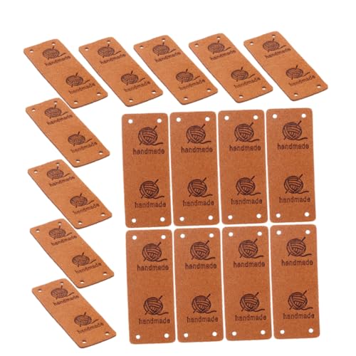 SHINEOFI 1 Satz Geprägte Dekorative Etiketten Genäht Stich Kleidungsetiketten Basteletiketten Zum Nähen Benutzerdefinierte Tags Für Handgefertigte Artikel Gehäkelte Etiketten Leder 30 Stück SHINEOFI 1 Satz Geprägte Dekorative Etiketten Genäht Stich Kleidungsetiketten Basteletiketten Zum Nähen Benutzerdefinierte Tags Für Handgefertigte Artikel Gehäkelte Etiketten Leder 30 Stück von SHINEOFI