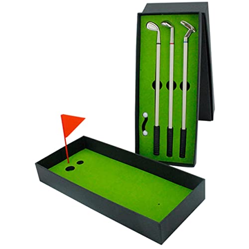 SHINEOFI 1 Satz Golfstift Desktop-golfspielzeug Golfzubehör Strumpffüller Für Männer Golf-stifte Golf Kugelschreiber Golfgeschenke Für Männer Mini-desktop-spiel Mini-clubs-stift Papier von SHINEOFI