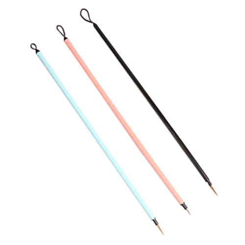 SHINEOFI 1 Satz Hakenstift Zeichnung Pinsel Mit Feiner Spitze Tinte Modellpinsel Künstlerfarbe Wasser Feiner Pinsel Malerei Bußgeld Kalligraphie Linienbürstenkunst Detail Nylon 3 Stück SHINEOFI 1 Satz Hakenstift Zeichnung Pinsel Mit Feiner Spitze Tinte Modellpinsel Künstlerfarbe Wasser Feiner Pinsel Malerei Bußgeld Kalligraphie Linienbürstenkunst Detail Nylon 3 Stück von SHINEOFI
