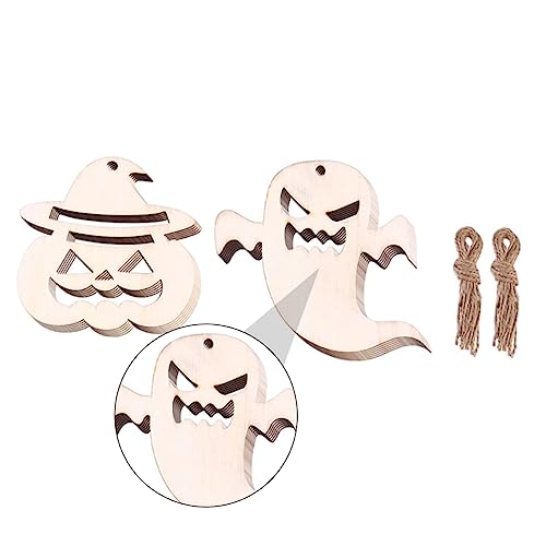 SHINEOFI 1 Satz Halloween-dekorationen Halloween -dekorationen Klein Ornamente Heimdekoration Für Hängend Halloween-tags Lustig Party Drinnen Schläger Halloween-holz-bastel-tag 20 Stück SHINEOFI 1 Satz Halloween-dekorationen Halloween -dekorationen Klein Ornamente Heimdekoration Für Hängend Halloween-tags Lustig Party Drinnen Schläger Halloween-holz-bastel-tag 20 Stück von SHINEOFI