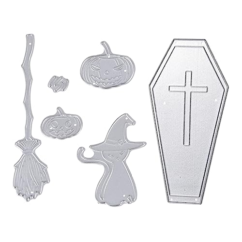 SHINEOFI 1 Satz Halloween-kürbislaterne-vorlage Schablonen Stanzteile Zum Selbermachen Metall Schneiden Sterben Stanzformen Aus Metall Prägung Handwerk Gestanzt Kohlenstoffstahl Silver SHINEOFI 1 Satz Halloween-kürbislaterne-vorlage Schablonen Stanzteile Zum Selbermachen Metall Schneiden Sterben Stanzformen Aus Metall Prägung Handwerk Gestanzt Kohlenstoffstahl Silver von SHINEOFI
