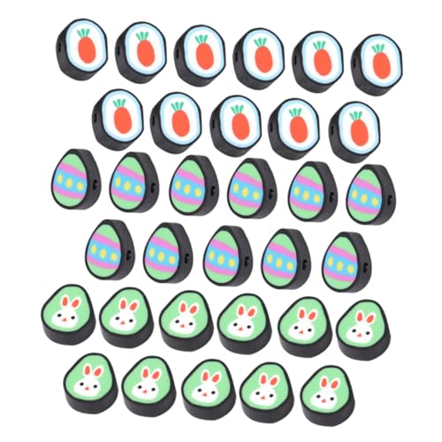 SHINEOFI 1 Satz Halskette Osterperlen Zur Schmuckherstellung Groß Runden Bunt Dekorationen Für Ostern Ostergeschenke Perlen-anhänger Zwischenperlen Zu Ostern Polymer-ton 100 Stück SHINEOFI 1 Satz Halskette Osterperlen Zur Schmuckherstellung Groß Runden Bunt Dekorationen Für Ostern Ostergeschenke Perlen-anhänger Zwischenperlen Zu Ostern Polymer-ton 100 Stück von SHINEOFI