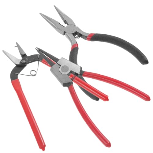 SHINEOFI 1 Satz Handgefertigte Zange Kreisschlag Puncher Schmuckzubehör Schmuckzange Locher Einzellochstempel Schmuckwerkzeuge Lochstanzwerkzeug Bastelpunsch Metall 3 Stück von SHINEOFI
