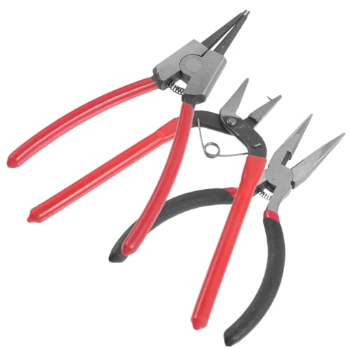 SHINEOFI 1 Satz Handgefertigte Zange Puncher Scrapbooking -vorräte Locher Schmuckzange Kreisschlag Schmuckwerkzeug Seitenschneider-zange Einzellochstempel Metall 3 Stück von SHINEOFI
