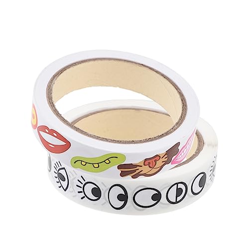 SHINEOFI 1 Satz Handgemachte Aufkleber Klebeband Cartoon Aufkleber Kinderaufkleber Lustige Malerei Aufkleber DIY Aufkleber Handwerk DIY Aufkleber Bastelaufkleber Ornamente 2Rollen SHINEOFI 1 Satz Handgemachte Aufkleber Klebeband Cartoon Aufkleber Kinderaufkleber Lustige Malerei Aufkleber DIY Aufkleber Handwerk DIY Aufkleber Bastelaufkleber Ornamente 2Rollen von SHINEOFI