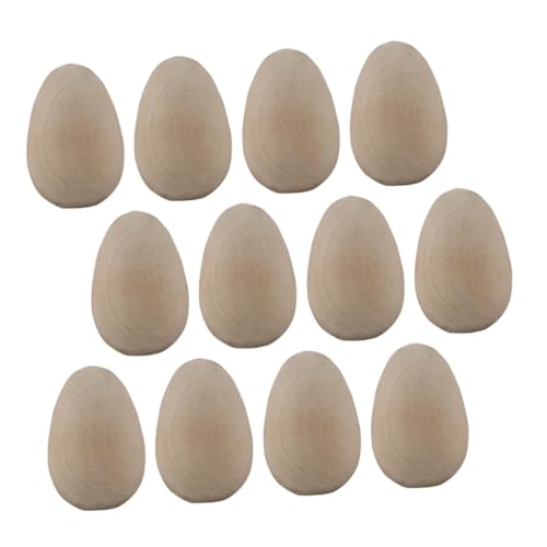 SHINEOFI 1 Satz Hölzernes Vogelei Weidenkorb Eier Unbemalte Vögel Hühnerei- Vogelei-form Nest Bastelset Hühner Vogelei Aus Holz Basteln 8-12 Mädchen 12 Stück SHINEOFI 1 Satz Hölzernes Vogelei Weidenkorb Eier Unbemalte Vögel Hühnerei- Vogelei-form Nest Bastelset Hühner Vogelei Aus Holz Basteln 8-12 Mädchen 12 Stück von SHINEOFI