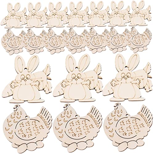 SHINEOFI 1 Satz Kaninchen Küken Anhänger Eierdekorationen Ostegeschenke Easter Presents Ostern Diy Dekoration 0stergeschenke Osterschmuck Dekorationen Für Die Osterparty Holz Khaki 20 Stück SHINEOFI 1 Satz Kaninchen Küken Anhänger Eierdekorationen Ostegeschenke Easter Presents Ostern Diy Dekoration 0stergeschenke Osterschmuck Dekorationen Für Die Osterparty Holz Khaki 20 Stück von SHINEOFI
