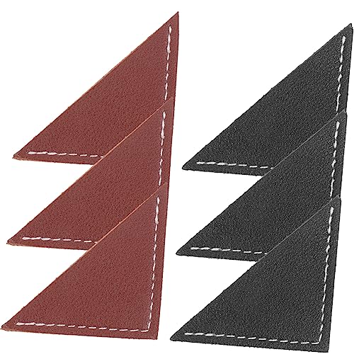 SHINEOFI 1 Satz Lesezeichen Aus Leder Ecke Seite Eckbuchmarker Lesezeichen Für Studenten Buchecke Lesezeichen Ecke Der Lesezeichenseite Geformt Lesezeichen-ecke Tragbare Lesezeichen 6 Stück SHINEOFI 1 Satz Lesezeichen Aus Leder Ecke Seite Eckbuchmarker Lesezeichen Für Studenten Buchecke Lesezeichen Ecke Der Lesezeichenseite Geformt Lesezeichen-ecke Tragbare Lesezeichen 6 Stück von SHINEOFI