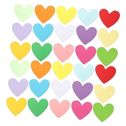 SHINEOFI 1 Satz Liebe Handpapierschnitt Scrapbook Scheckheft Scrap Book Praktische Papierausschnitte Rahmen Ecke Wand Bunte Papierausschnitte Dekorationen Aus Papierausschnitten 30 Stück von SHINEOFI