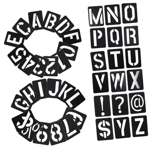 SHINEOFI 1 Satz Lineal Für Briefvorlagen Wiederverwendbare Schablonen Briefe Buchstabenschablonen Nummer Schablone Alphabet Schablonen Buchstaben Schablonen Formen Vinyl Groß Black Pp SHINEOFI 1 Satz Lineal Für Briefvorlagen Wiederverwendbare Schablonen Briefe Buchstabenschablonen Nummer Schablone Alphabet Schablonen Buchstaben Schablonen Formen Vinyl Groß Black Pp von SHINEOFI