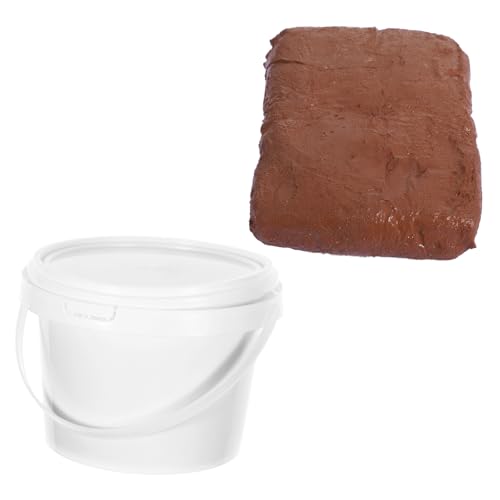 SHINEOFI 1 Satz Luftgetrockneter Ton Formmasse zum Bildhauen Ton formen Modelliermasse an der Luft trocknen lassen luftgetrocknete Modelliermasse Töpferton für Kaolin Brown SHINEOFI 1 Satz Luftgetrockneter Ton Formmasse zum Bildhauen Ton formen Modelliermasse an der Luft trocknen lassen luftgetrocknete Modelliermasse Töpferton für Kaolin Brown von SHINEOFI