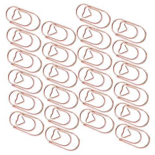 SHINEOFI 1 Satz Lustige Papierclips Süße Büroklammern Lesezeichen Klammer Büroartikel Büroklammer Aus Metall Für Das Büro Büroklammern Für Dokumente Draht Aus Kohlenstoffstahl 200 Stück von SHINEOFI