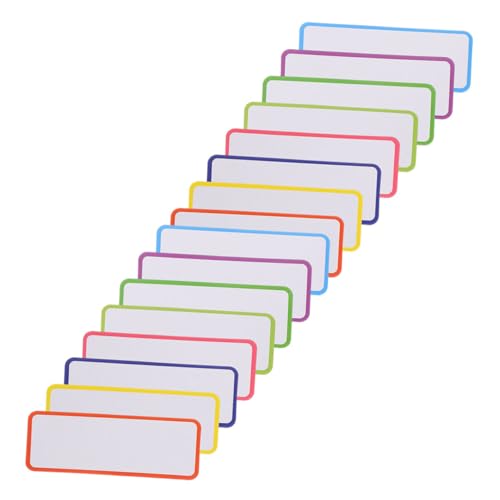SHINEOFI 1 Satz Magnetische Etikettenmagnete Magnetetiketten Für Whiteboard Kühlschrankstreifen Selbstklebende Trocken Abwischbare Etiketten Dünne Löschbare Trocken Abwischbare 54 Stück von SHINEOFI