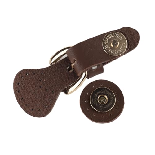 SHINEOFI 1 Satz Magnetverschluss Schnallen für Handtaschen PU Leder und Metall und Sichere Schließmechanismen für Taschen Mäntel und Gepäck Tiefbraun SHINEOFI 1 Satz Magnetverschluss Schnallen für Handtaschen PU Leder und Metall und Sichere Schließmechanismen für Taschen Mäntel und Gepäck Tiefbraun von SHINEOFI